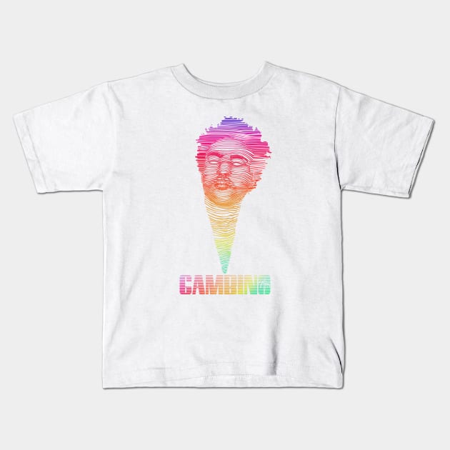 Summertime Gambino Kids T-Shirt by yourtoyrobot